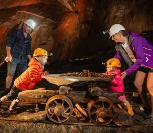 Family fun at honister.com slate mine in the Lake District